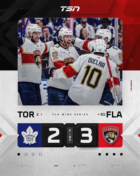 Tsn On Twitter The Florida Panthers Have Eliminated The Toronto Maple