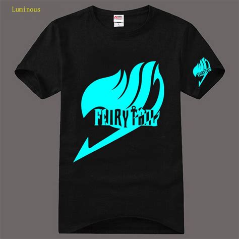 Men Fashion Anime Fairy Tail Guild Logo T Shirt Short Sleeve Cotton