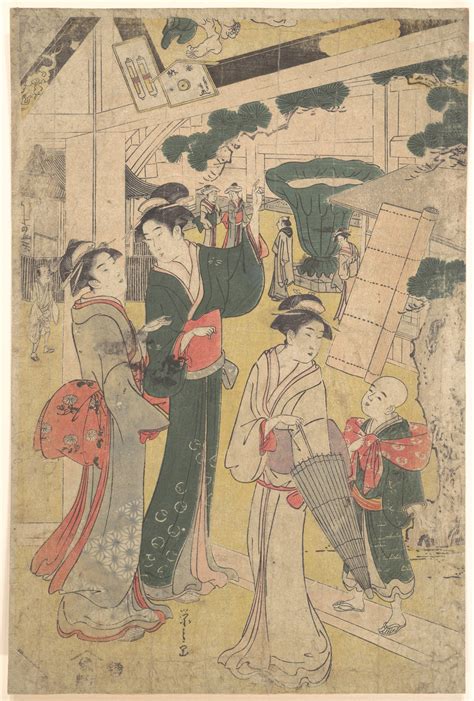 Chōbunsai Eishi Print Japan Edo Period 16151868 The