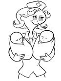 Home > people coloring pages > nurse coloring pages. Nurses Coloring Pages
