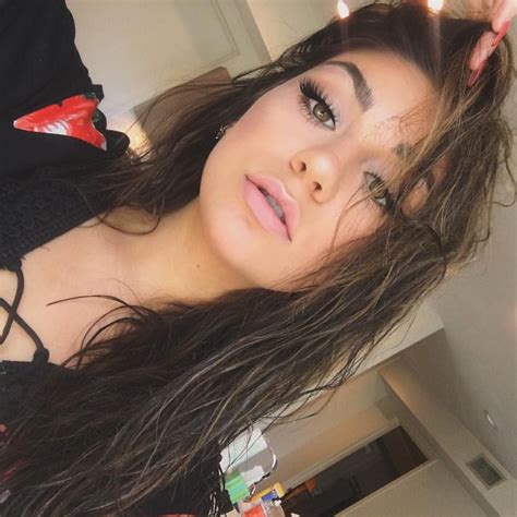 Andrea Russett White Girls Instagram Pictures Behind Ear Tattoo