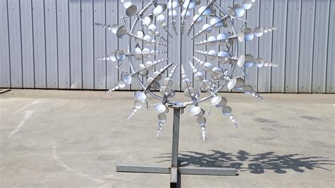 Outdoor Large Abstract Metal Stainless Steel Wind Spinner