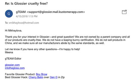 Animals in circuses are often beaten, shocked, kicked, or cruelly confined in order to train them to be obedient and do tricks. Is Glossier cruelty free? - Ethical Bunny