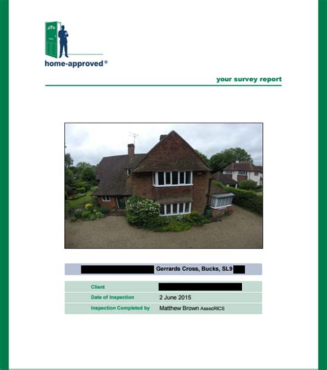 Sample Building Survey Reports Home Approved