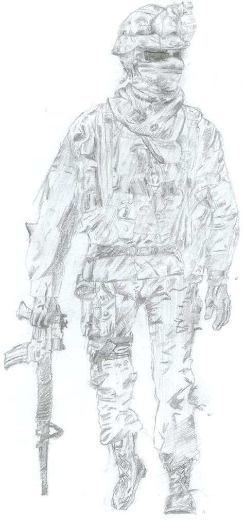 Call Of Duty Sketch By 1rustys On Deviantart