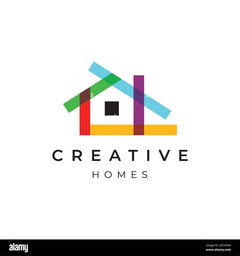 Creative House Logo Design Inspiration Stock Vector Image And Art Alamy