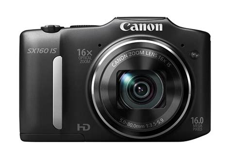 Canon Powershot Sx160 Is 160mp Digital Camera Black 6354b001 For