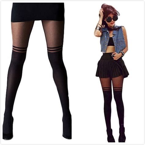autumn hot fashion women sexy stockings soft breathable hollow elastic mesh rivet lace top party