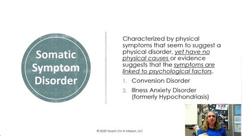 Somatic Symptom Disorder Youtube