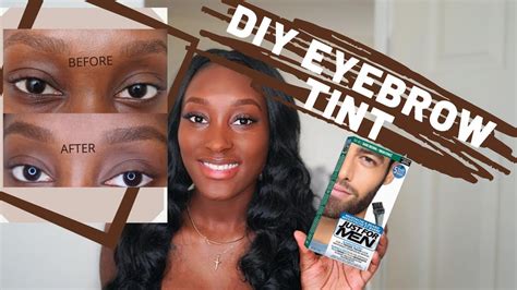 Eyebrow Hack How To Tint Your Eyebrows At Home Cheap Youtube
