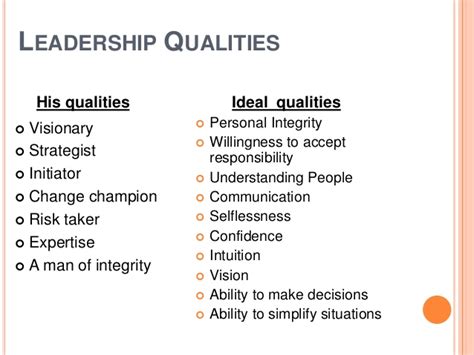 They know how to get everyone passionate about something through their communication. 7 Common Characteristics of Great Leaders | EssayCorp