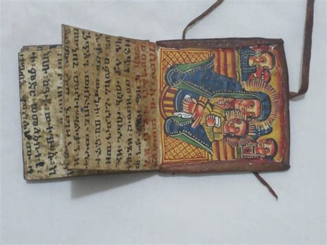prayer scroll ethiopian orthodox ethiopia coptic christian bible manuscript 1940747819