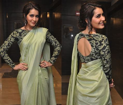10 new ways to wear plain georgette sarees with designer blouse keep me stylish