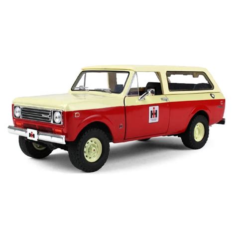 1979 International Scout Traveler Truck Ih Dealer Red 125 Diecast