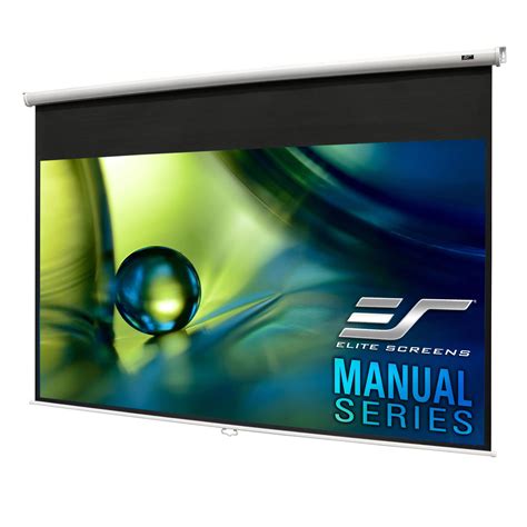 Elite Screens Manual Series 150 Inch 169 Pull Down Manual Projector