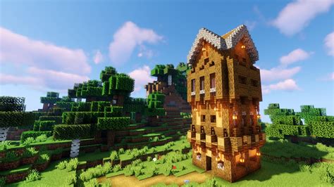 Minecraft Small Tower House Youtube