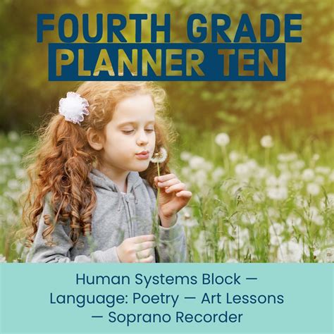 Fourth Grade Planner Ten Anatomy Language And More Fourth Grade