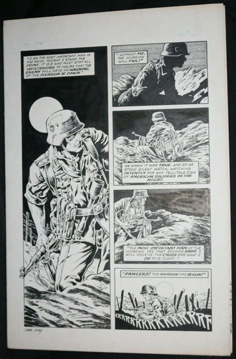 The Point 3pg Story La Nazis Wwii Story Signed Art By Dan Day