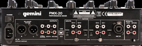 Pmx 20 4 Channel Mixer And Controller Capital Music Gear