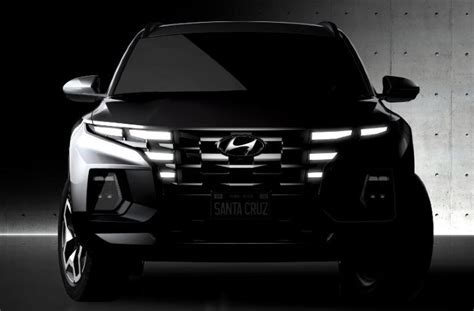 2021 Hyundai Santa Cruz Pick Up Truck Teased Ahead Of Global Launch