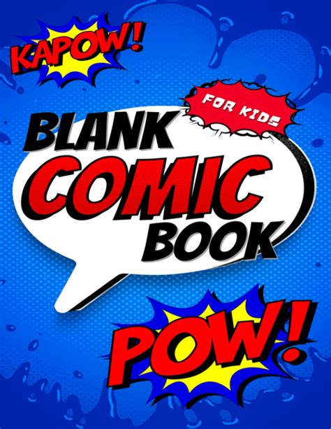 Buy Blank Comic Book For Kids Create Write And Draw Your Own Comics And