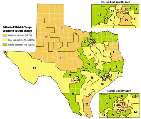 Texas Judicial Districts Map