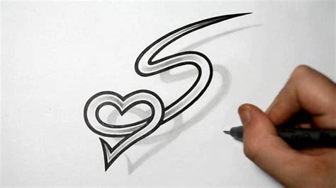 Although d letter tattoos are single letter designs, they express strong and deep emotions beautifully. Letter S and Heart Combined - Tattoo design ideas for Initials - YouTube
