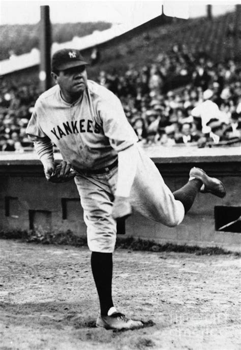 Babe Ruth In Pitching Pose Photograph By Bettmann Fine Art America