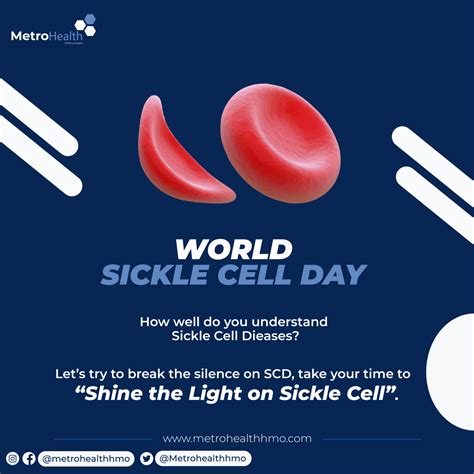 World Sickle Cell Day 2021 Metrohealth Hmo