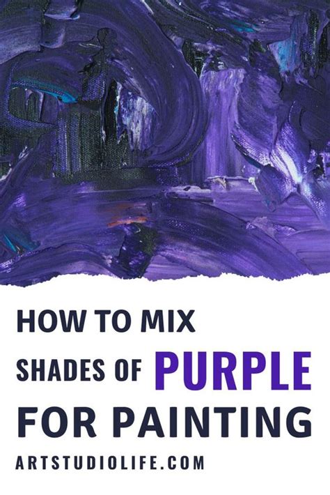 What Colors Make Purple And How To Mix Shades Of Purple Color