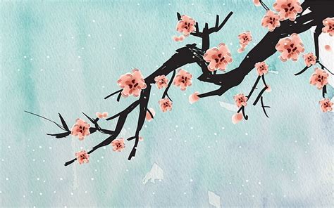 Cherry Blossom Tree Wallpaper Painting I Am Sharing My Easy Way How