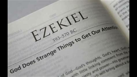 The Book Of Ezekiel From The Bible Experience Youtube