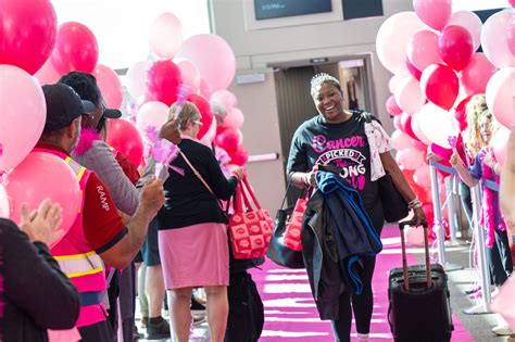 2023 Breast Cancer One Charter Flight Pink Runway Delta News Hub