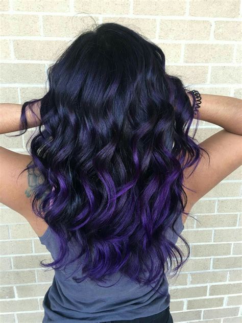 Ombre Hairstyles Puple