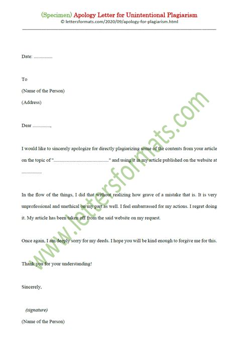 We did not find results for: Sample Apology Letter for Apparent Unintentional Plagiarism