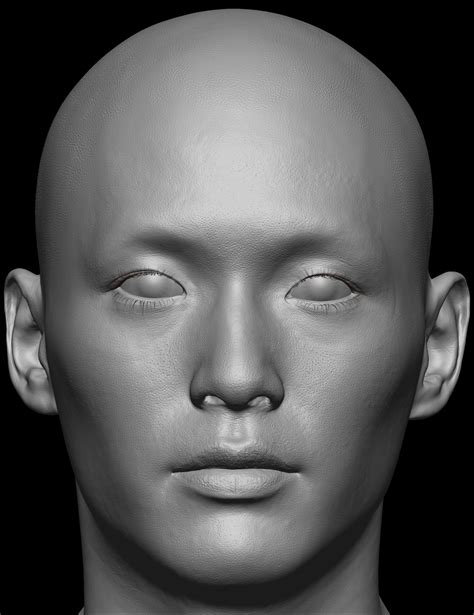 Asian Male Portrait Zbrushcentral