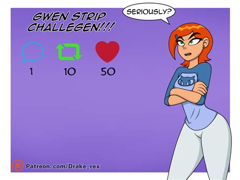Gwen Strip Challenge 1 By Drake Rex On Newgrounds