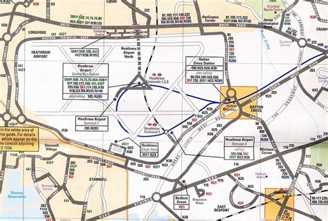 Heathrow Airport Transportation Map Heathrow Airport Mappery
