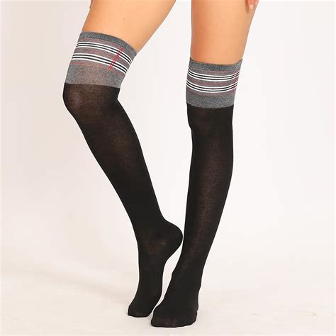 Buy Women Sexy Thigh High Over The Knee Socks Lattice Long Stockings At