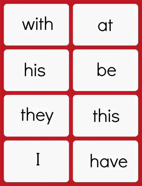 Check spelling or type a new query. 38 Sight Words Flash Cards For You | Kitty Baby Love