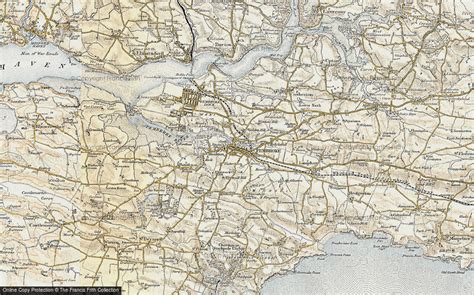 Historic Ordnance Survey Map Of Pembroke 1901 1912