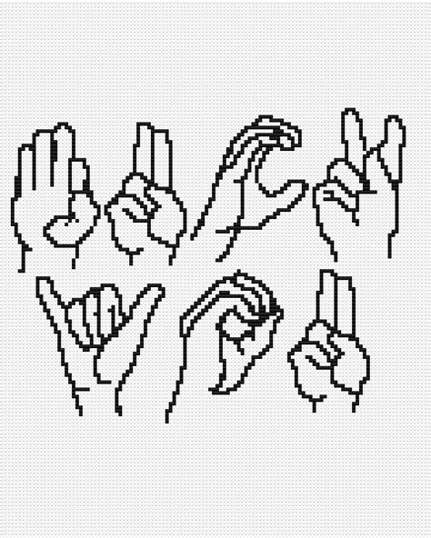 Fuck You Sign Language Graph And Written Instructions Single Etsy Australia