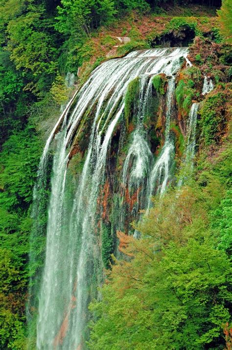 Peaceful Waterfalls Stock Photo Image Of Rocky Drop 30643658