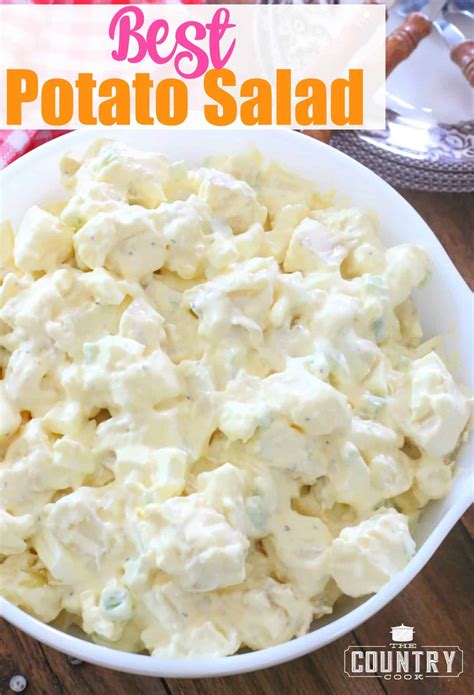 While the potatoes are cooking, mix together the remaining ingredients to make the dressing. Best Ever Potato Salad - The Country Cook