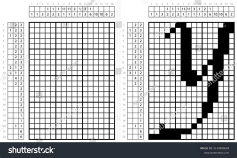 Alphabet Y Minuscule Pixel Art Caractère Image Vectorielle De Stock