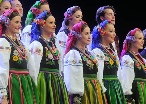 Poland Folklore Costume Mazowsze Region Folk Kaliningrad Oblast Poland