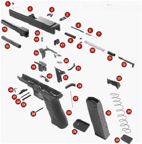 Umarex Glock 19 Parts Diagram