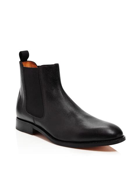 Chelsea, biker, and hiking boot silhouettes are among the trend focuses for flat ankle boots this season, with chunky track soles and metallic hardware. Lyst - Crosby Square Kensington Chelsea Boots in Black for Men