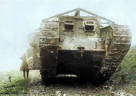 Colourised Photos Reveal Early Wwi Tanks That Changed History Tank