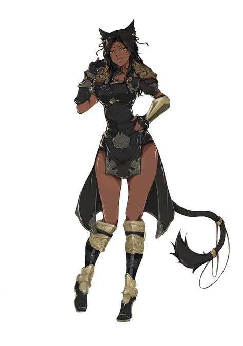 Pin By Given Morris On Dnd Characters Neko Girl Female Character Design Fantasy Character Design